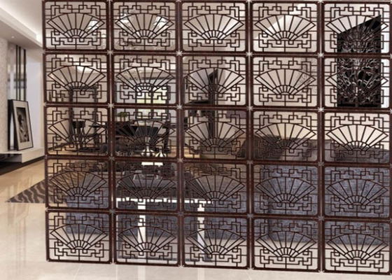 Porcellana Pannelli decorativi schermati antivento in metallo per soggiorni / sale / uffici fornitore