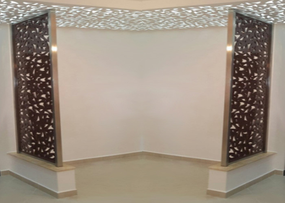 Porcellana Pannelli decorativi in ​​metallo per schermi in acciaio inossidabile Tipo verticale / multipla fornitore