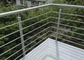 Inferriata del balcone dell&amp;#39;acciaio inossidabile di resistenza alla corrosione con differenti processi di lucidatura fornitore