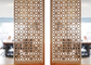 Pannelli decorativi in ​​metallo con schermo in acciaio inox con funzione di divisione / occultamento fornitore