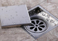 Griglie commerciali durevoli dello scarico del pavimento, colore su misura spreco del pavimento dell&amp;#39;acciaio inossidabile fornitore