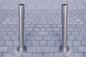 Spessore 3mm della parete delle colonne delle bitte dell&amp;#39;acciaio inossidabile di alta elasticità per costruzione / strada fornitore