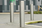 Paletti di parcheggio in acciaio facili da installare, montanti di sicurezza per strade private resistono a forze esterne fornitore
